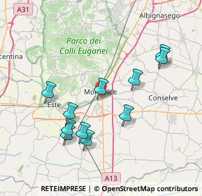 Mappa , 35043 Monselice PD, Italia (7.36)