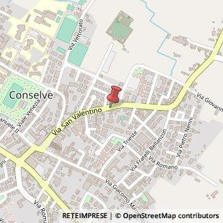 Mappa Via San Valentino, 48, 35026 Conselve, Padova (Veneto)
