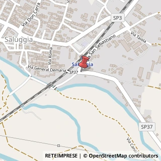 Mappa Via Farini, 5, 13040 Saluggia, Vercelli (Piemonte)