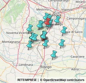 Mappa Via Polo Marco, 35043 Monselice PD, Italia (9.477)