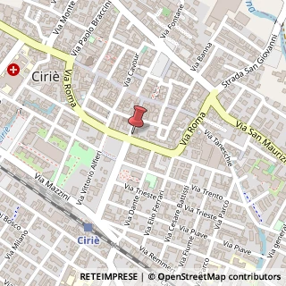 Mappa Via San Ciriaco, 25, 10073 Ciriè, Torino (Piemonte)