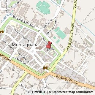 Mappa Via Berga, 9, 35044 Montagnana, Padova (Veneto)