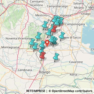 Mappa Via Guglielmo Marconi, 35020 San Pietro Viminario PD, Italia (10.29474)