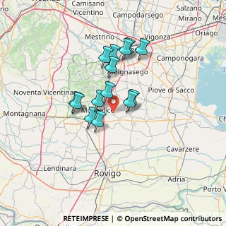 Mappa Via Guglielmo Marconi, 35020 San Pietro Viminario PD, Italia (10.61143)