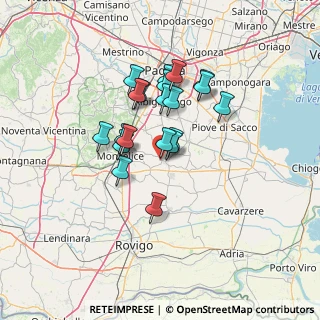 Mappa Via delle Ortensie, 35026 Conselve PD, Italia (10.611)