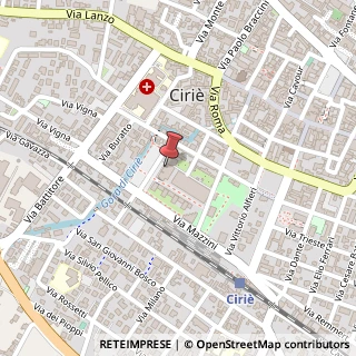 Mappa Via Pasquale Trivero, 13, 10073 Ciriè, Torino (Piemonte)
