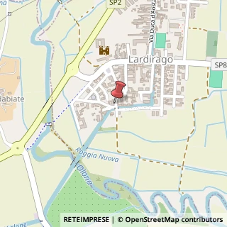 Mappa Via IV Novembre, 80, 27016 Lardirago, Pavia (Lombardia)