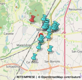 Mappa Via Vò de Buffi, 35043 Monselice PD, Italia (1.17316)