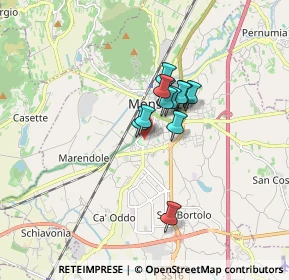 Mappa Via Vò de Buffi, 35043 Monselice PD, Italia (1.00667)