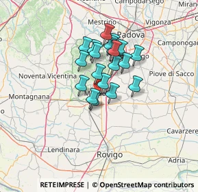 Mappa Via Vò de Buffi, 35043 Monselice PD, Italia (9.3675)