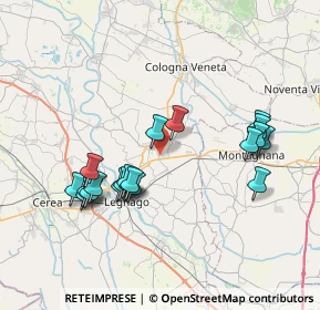 Mappa Via Ronchi, 37046 Minerbe VR, Italia (7.351)