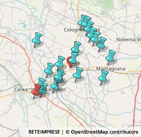 Mappa Via Ronchi, 37046 Minerbe VR, Italia (6.5655)