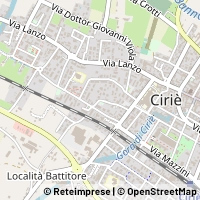 Mapa Ciriè