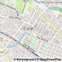 Mapa Ciriè