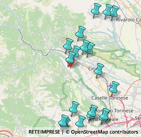 Mappa Strada Quarello, 10070 Villanova Canavese TO, Italia (9.812)
