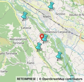 Mappa Strada Quarello, 10070 Villanova Canavese TO, Italia (3.47833)