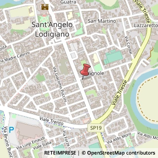 Mappa Via XX Settembre, 12, 26866 Sant'Angelo Lodigiano, Lodi (Lombardia)