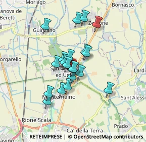 Mappa Via Padania, 27010 San Genesio ed Uniti PV, Italia (1.3075)