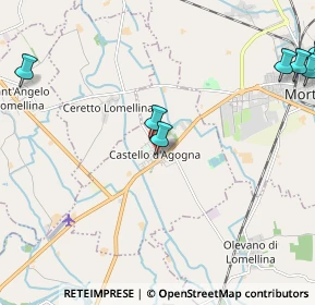 Mappa Via Alessandro Volta, 27030 Castello D'agogna PV, Italia (3.43818)