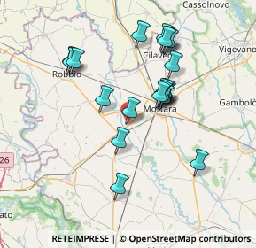 Mappa Via Alessandro Volta, 27030 Castello D'agogna PV, Italia (6.8115)