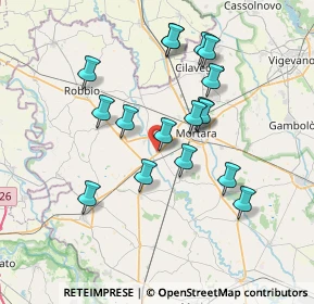 Mappa Via Alessandro Volta, 27030 Castello D'agogna PV, Italia (6.66471)