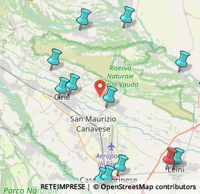 Mappa SP 19, 10070 San Francesco Al Campo TO, Italia (6.23063)