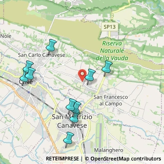Mappa SP 19, 10070 San Francesco Al Campo TO, Italia (2.25636)
