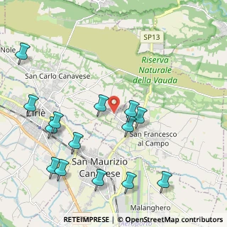 Mappa SP 19, 10070 San Francesco Al Campo TO, Italia (2.46214)