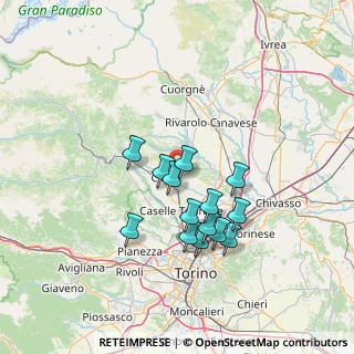 Mappa SP 19, 10070 San Francesco Al Campo TO, Italia (11.73786)