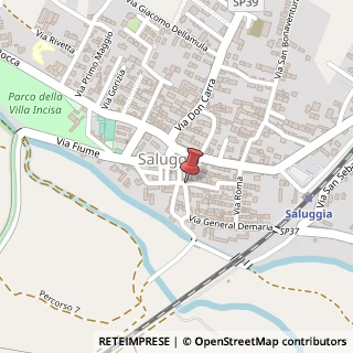 Mappa Via Pierino Grosso Ferraris, 4, 13040 Saluggia, Vercelli (Piemonte)