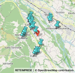 Mappa Via San Firmino, 10070 Fiano TO, Italia (1.58)