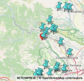 Mappa Via San Firmino, 10070 Fiano TO, Italia (10.0115)