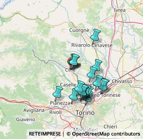 Mappa Via Sismonda, 10073 Ciriè TO, Italia (11.4665)