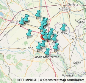 Mappa Via Angelo Burocco, 13030 Pertengo VC, Italia (10.19421)