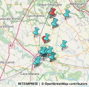 Mappa Via Certosa, 27010 San Genesio ed Uniti PV, Italia (6.23667)