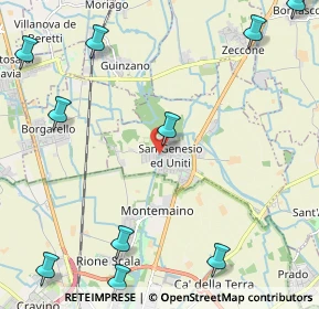 Mappa Via Certosa, 27010 San Genesio ed Uniti PV, Italia (3.4075)