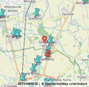 Mappa Via Certosa, 27010 San Genesio ed Uniti PV, Italia (3.377)