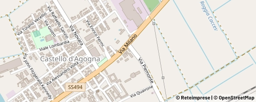 Mappa Castello d'Agogna