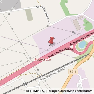 Mappa Strada della Mandria, 1, 10030 Rondissone, Torino (Piemonte)