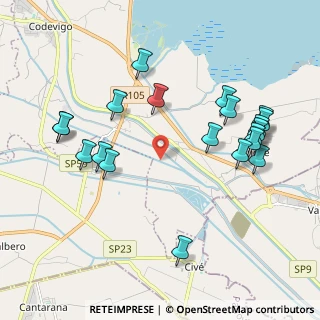 Mappa Via Volpara, 35020 Codevigo PD, Italia (2.209)