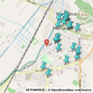 Mappa Via Raffaello, 35043 Monselice PD, Italia (0.575)