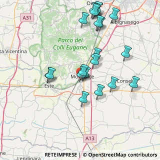Mappa Via Raffaello, 35043 Monselice PD, Italia (8.23)