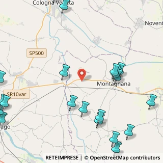 Mappa Via Monache, 35044 Montagnana PD, Italia (6.405)