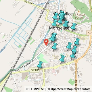 Mappa Via San Giacomo, 35043 Monselice PD, Italia (0.523)