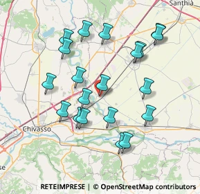 Mappa Via Don Rampella, 13040 Saluggia VC, Italia (7.3875)