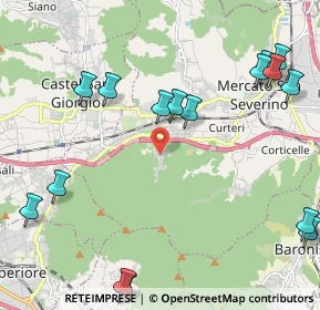 Mappa Via Demanio Guarano, 84085 Mercato San Severino SA, Italia (2.97)