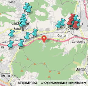 Mappa Via Demanio Guarano, 84085 Mercato San Severino SA, Italia (2.689)