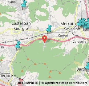 Mappa Via Demanio Guarano, 84085 Mercato San Severino SA, Italia (3.77)