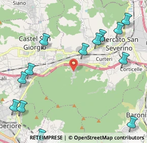 Mappa Via Demanio Guarano, 84085 Mercato San Severino SA, Italia (3.05846)