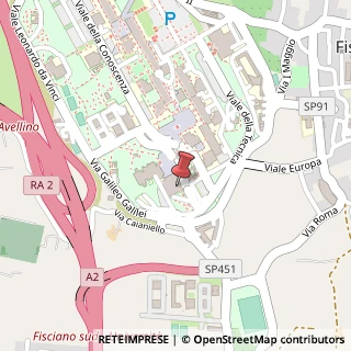 Mappa Via Giovanni Paolo II, 132, 84084 Fisciano, Salerno (Campania)